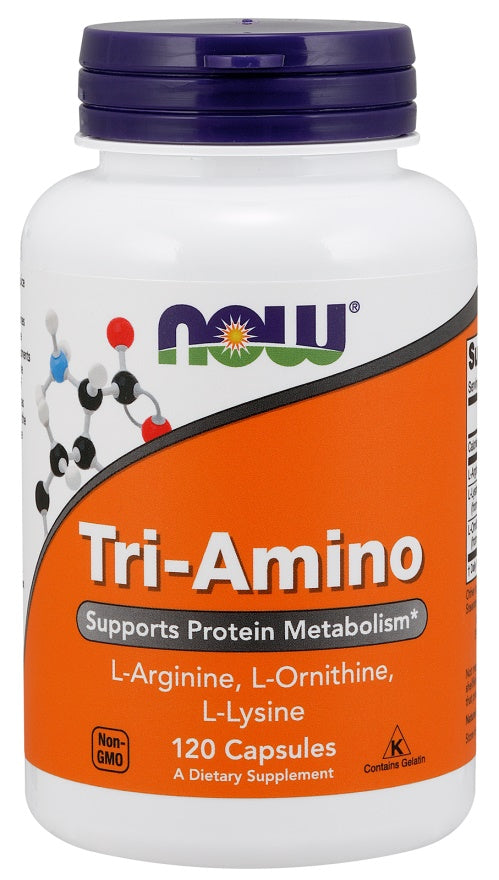 NOW Foods Amino Acids and BCAAs — 60 servings (SKU: P6644)