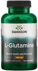 Swanson L-Glutamine, Glutamine — 100 servings (SKU: P31846)