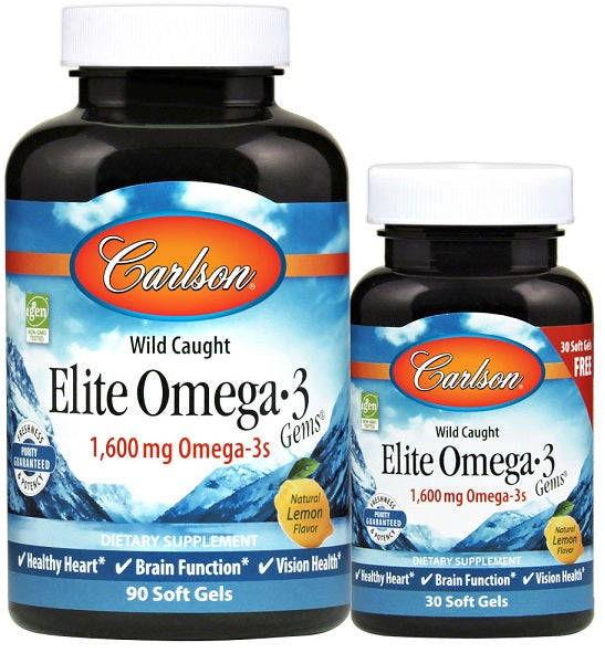 Carlson Labs Omegas, EFAs, CLA, Oils — 60 servings (SKU: P35330)
