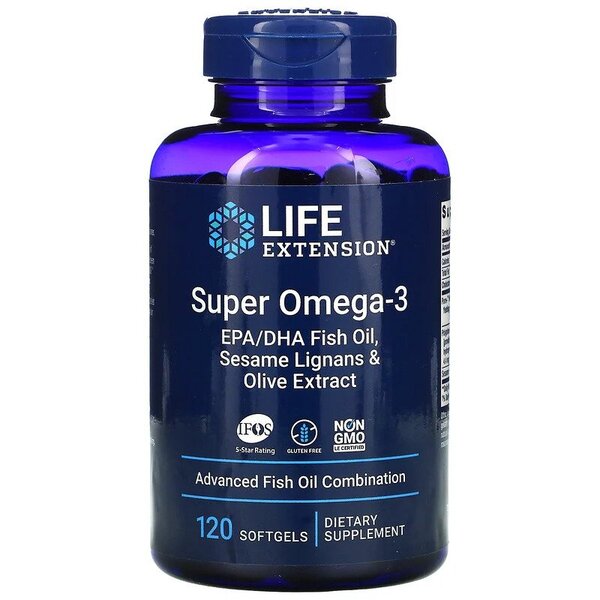 Life Extension Omegas, EFAs, CLA, Oils — 60 servings (SKU: P32916)