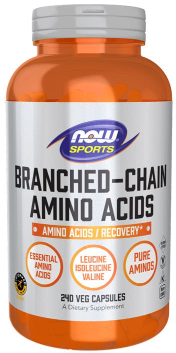 NOW Foods Amino Acids and BCAAs — 60 servings (SKU: P27080)