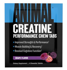 Creatine Chews, Grape - 4 chewable tablets (1 serving)