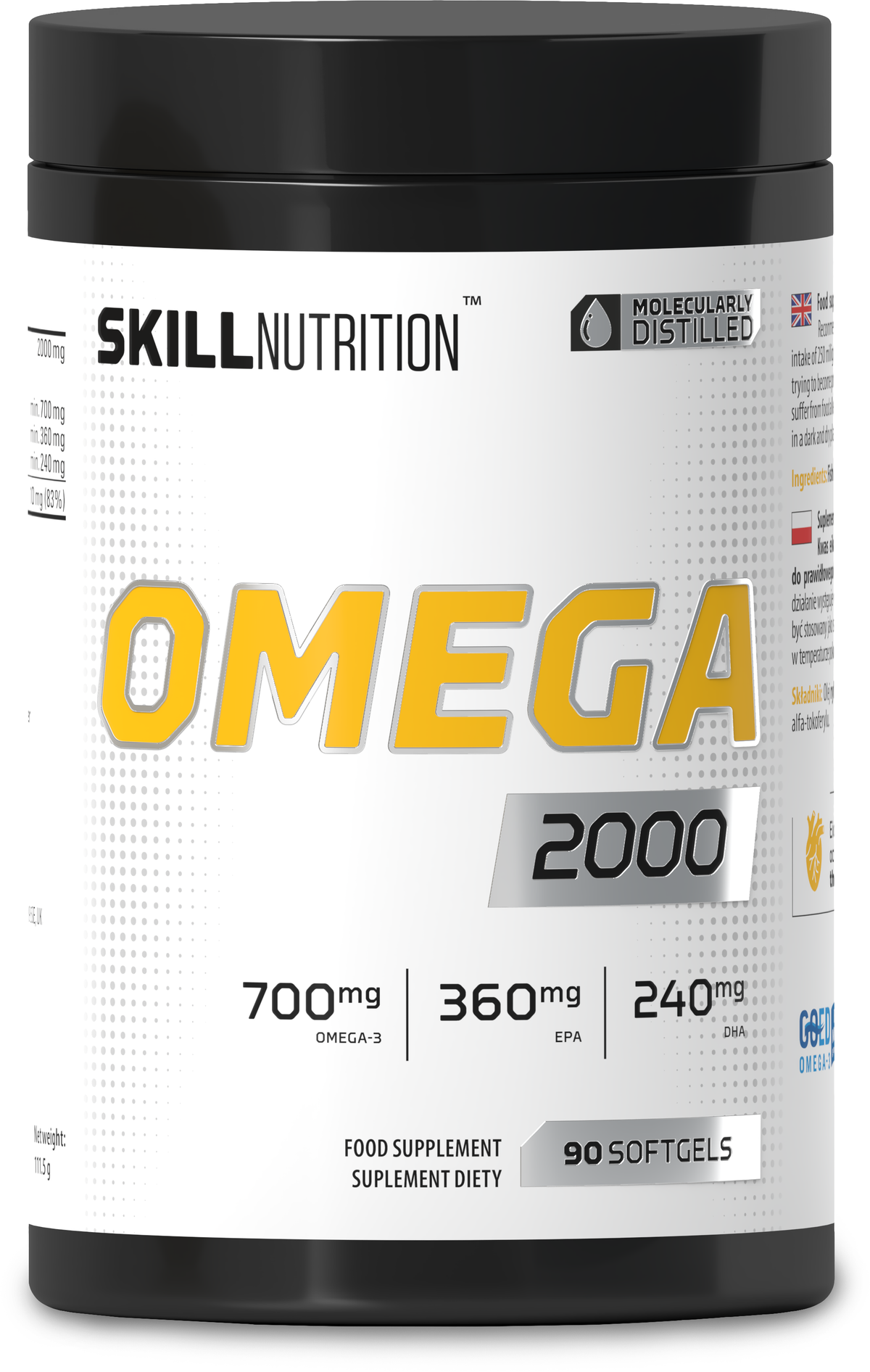 Skill Nutrition Omegas, EFAs, CLA, Oils — 45 servings (SKU: P50238)
