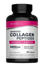 Grassfed Collagen Peptides + Vitamin C & Biotin - 90 tablets
