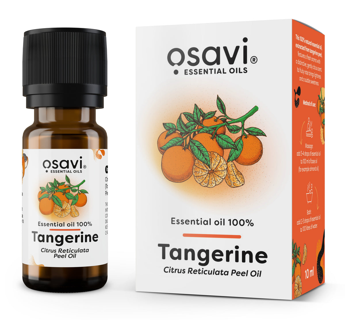 Essential Oil 100% Tangerine - 10 ml.