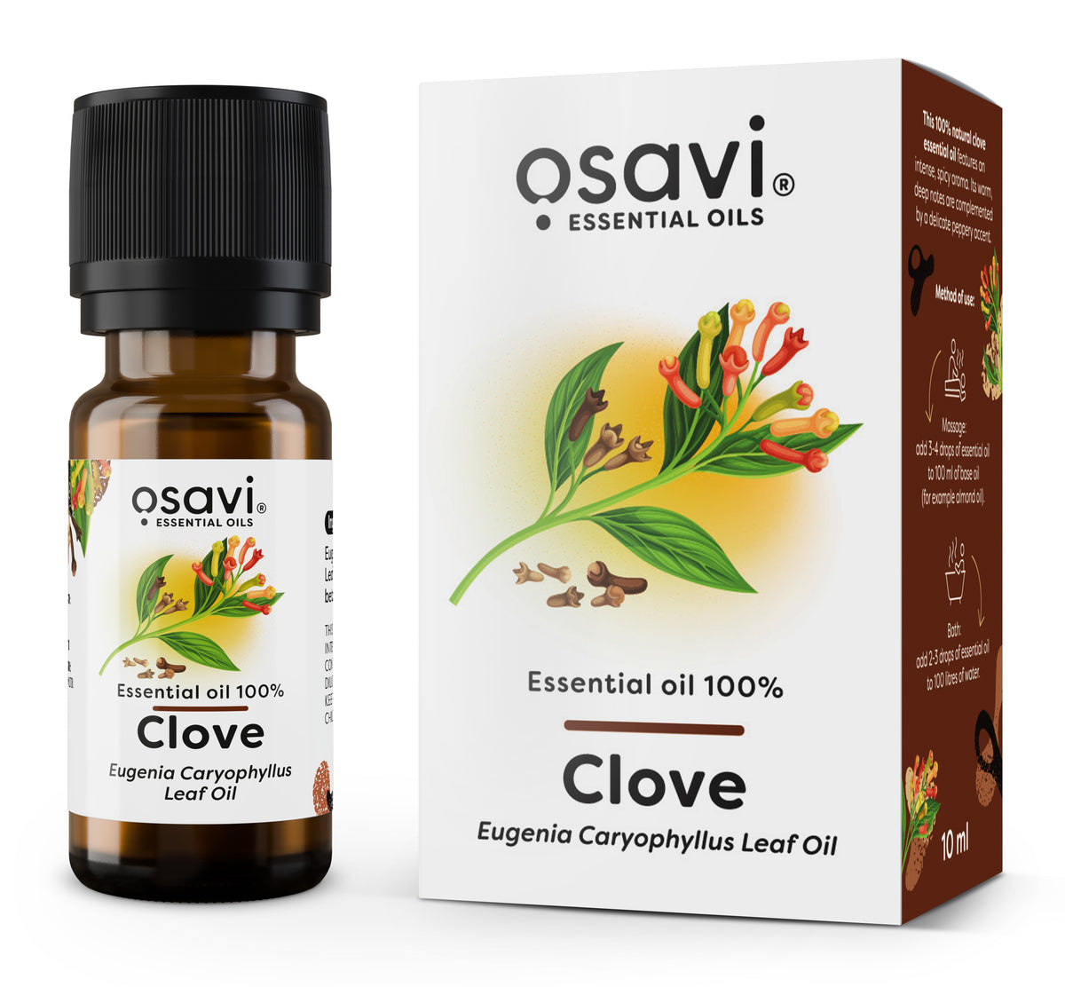 Essential Oil 100% Clove - 10 ml.