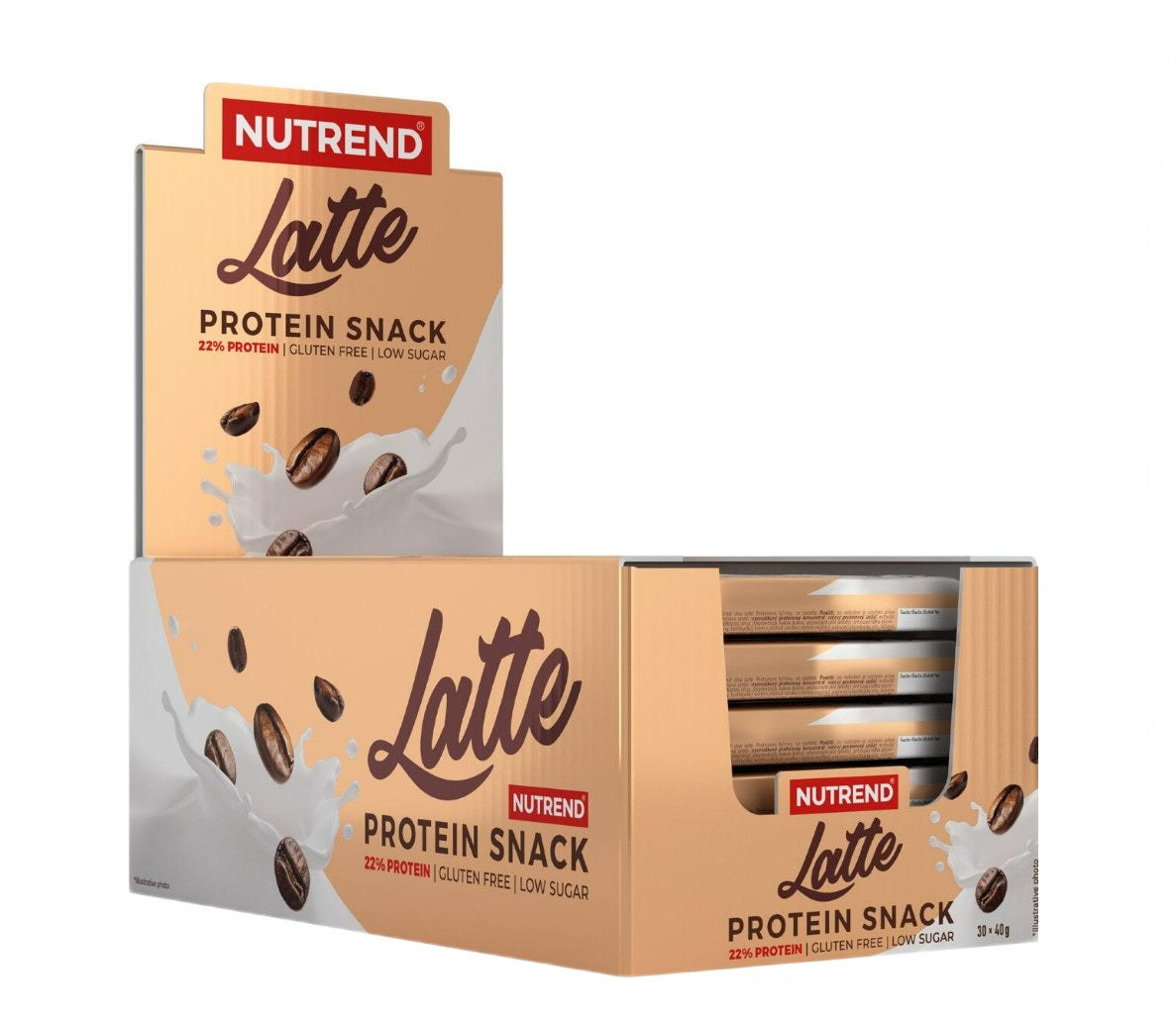 Protein Snack Bar, Coconut Latte - 30 x 40g