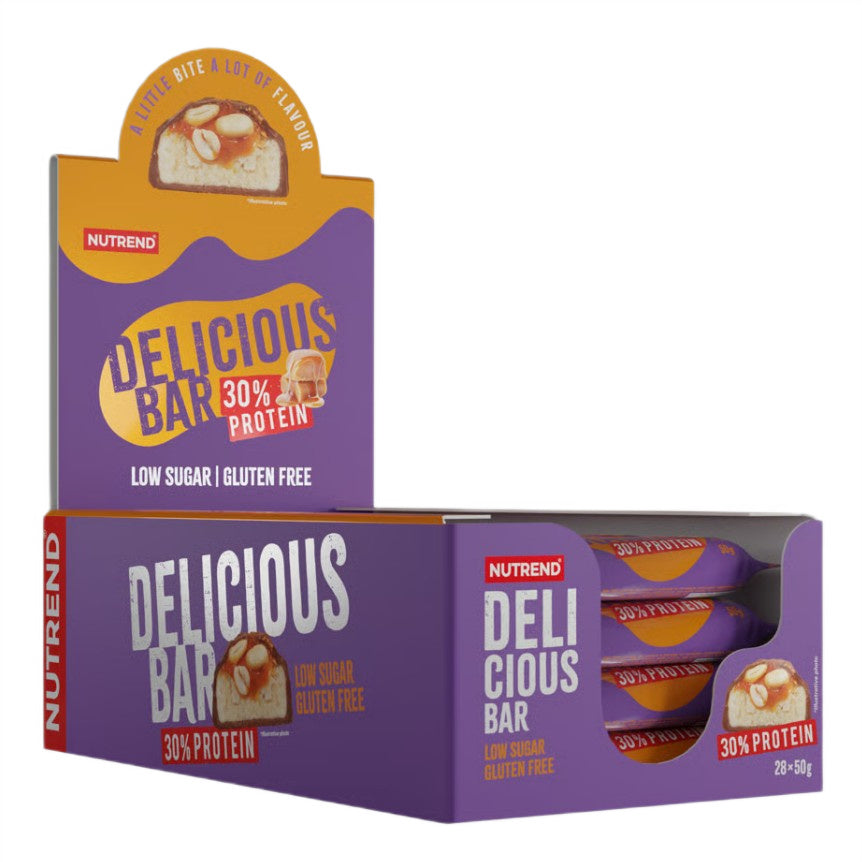 Delicious Protein Bar, Peanut Butter Caramel - 28 x 50g