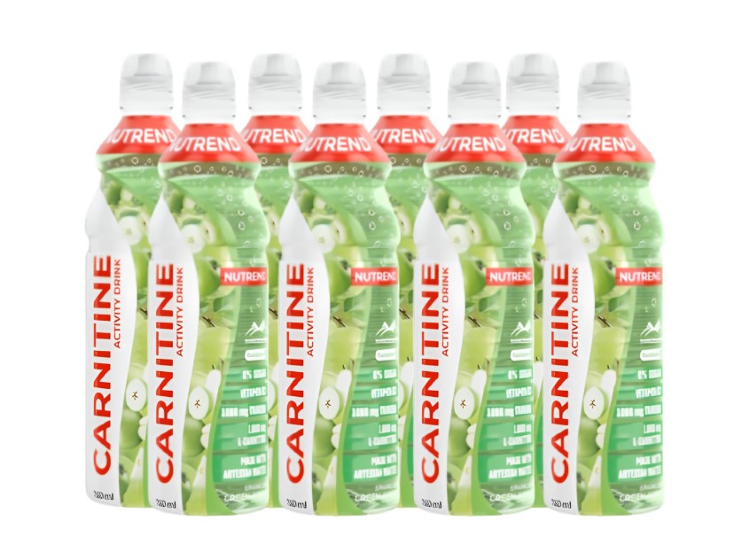 Carnitine Activity Drink, Sparkling Green Apple - 8 x 750 ml.