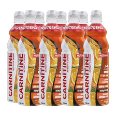 Carnitine Activity Drink with Caffeine, Non Sparkling Orange - 8 x 750 ml.