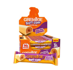 Soft Core Protein Bars, Golden Caramel - 12 x 50g