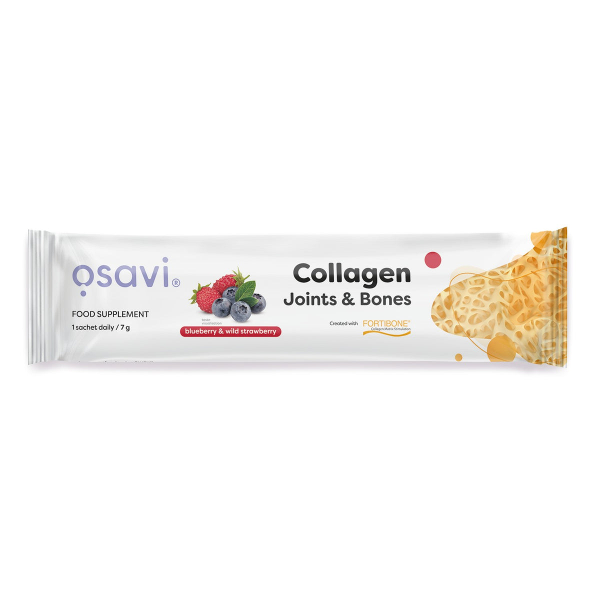 Collagen Joints & Bones, Blueberry & Wild Strawberry - 7 grams (1 serving)