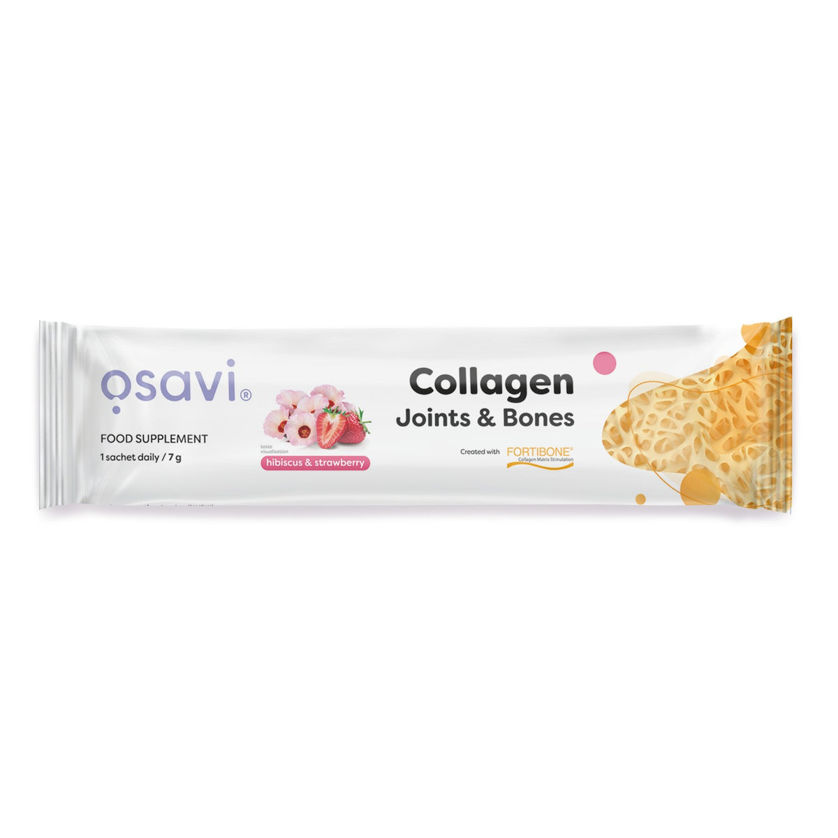 Collagen Joints & Bones, Hibiscus & Strawberry - 7 grams (1 serving)