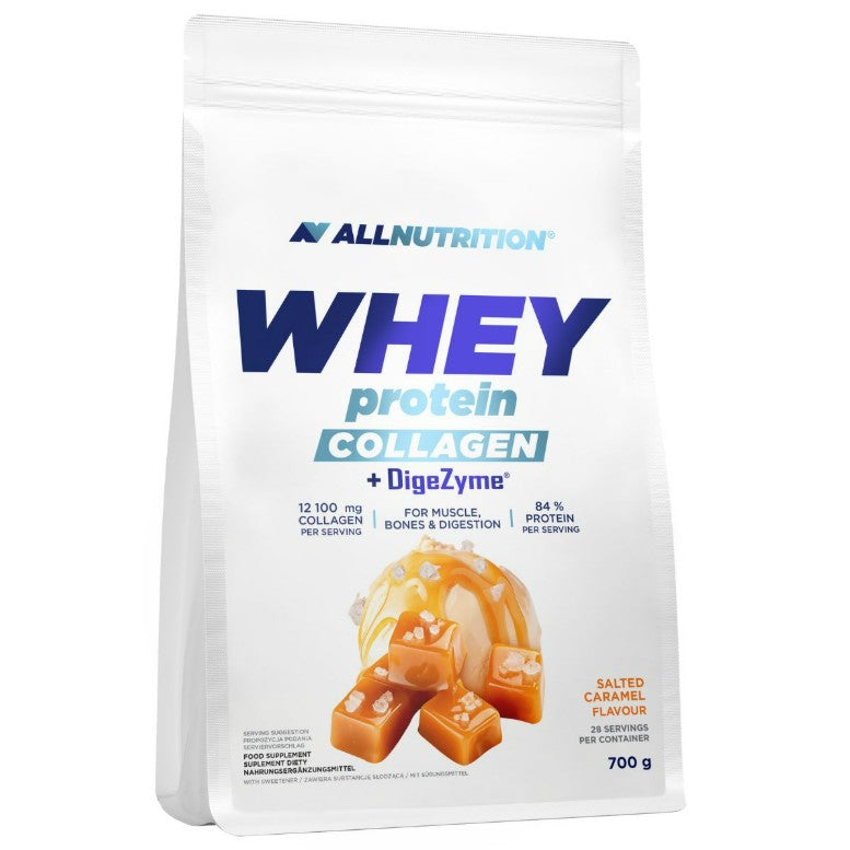 Whey Protein Collagen + DigeZyme, Salted Caramel - 700 grams