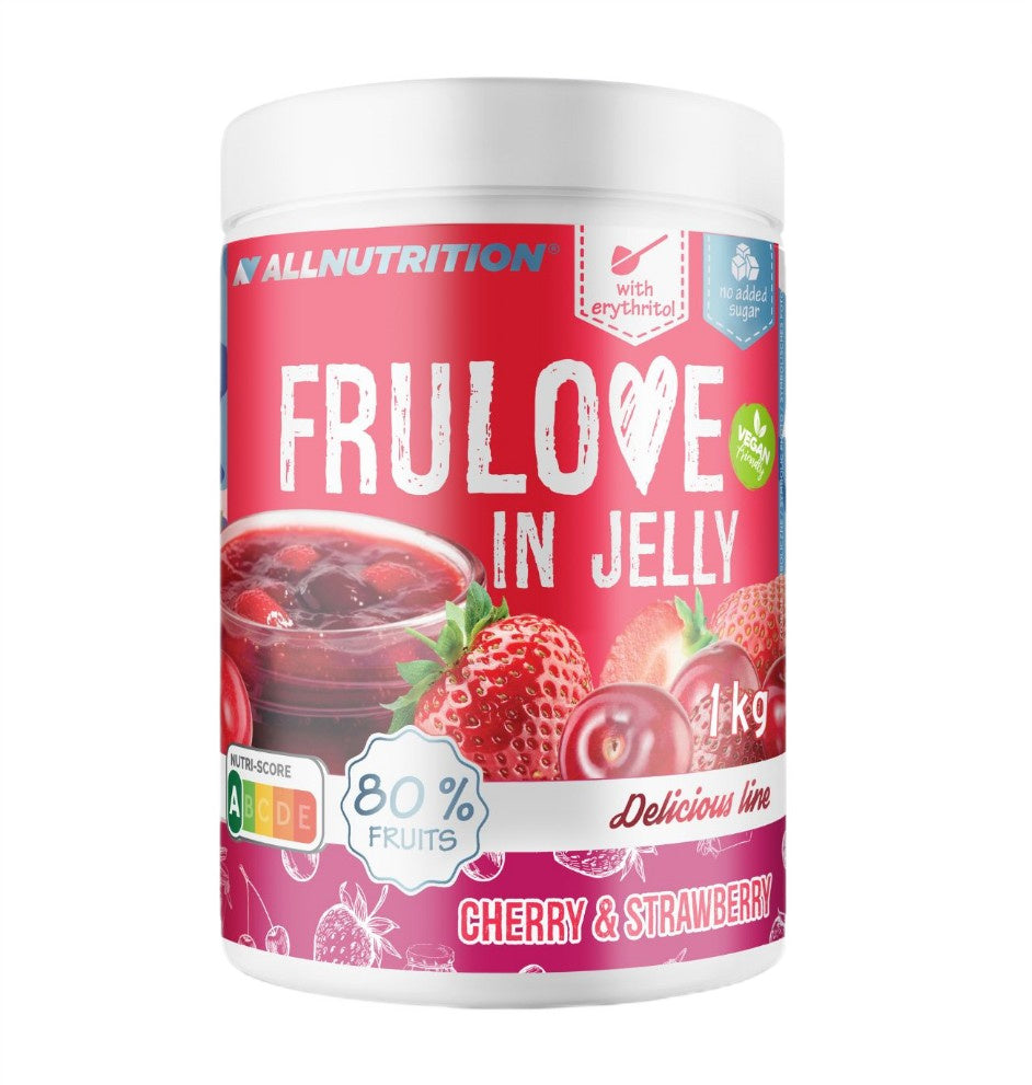 Frulove In Jelly, Cherry & Strawberry - 1000 grams