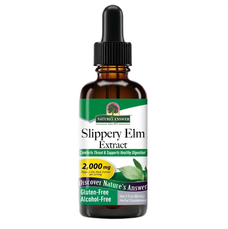 Slippery Elm Extract, 2000mg - 60 ml.