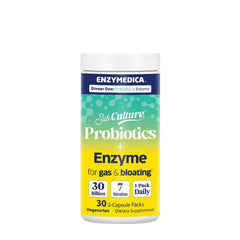 SubCulture Dinner Duo Probiotics + Enzyme for Gas & Bloating Packs - 30 x 2 vcaps