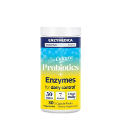 SubCulture Dinner Duo Probiotics + Enzyme for Dairy Control Packs - 30 x 2 vcaps