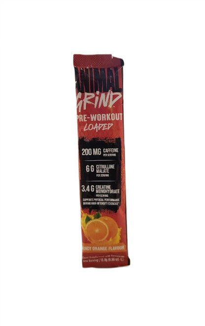 Animal Grind Pre-Workout Loaded, Juicy Orange - 15.9 grams (1 serving)