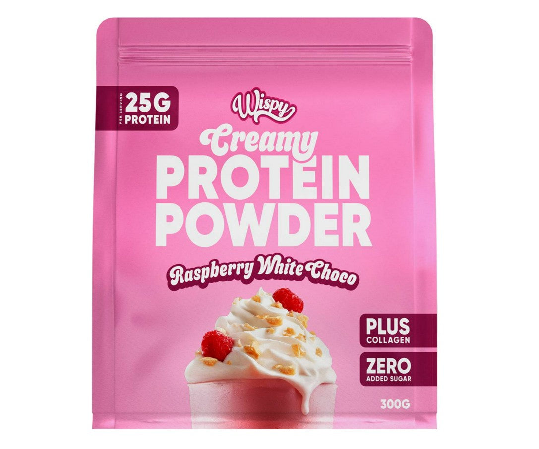 Creamy Protein Powder, Raspberry White Choco - 300 grams