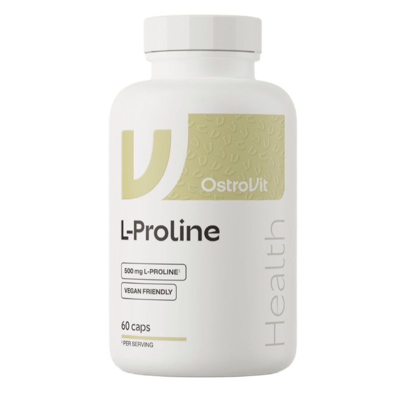 L-Proline, 500mg - 60 caps