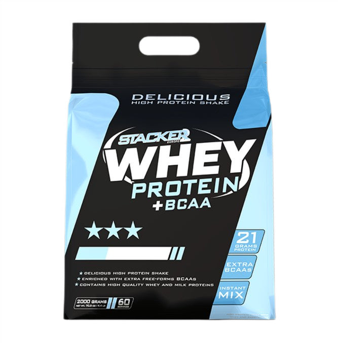 Whey Protein + BCAA, Cookies & Cream - 2000 grams