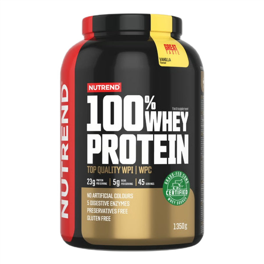 100% Whey Protein, Vanilla - 1350 grams