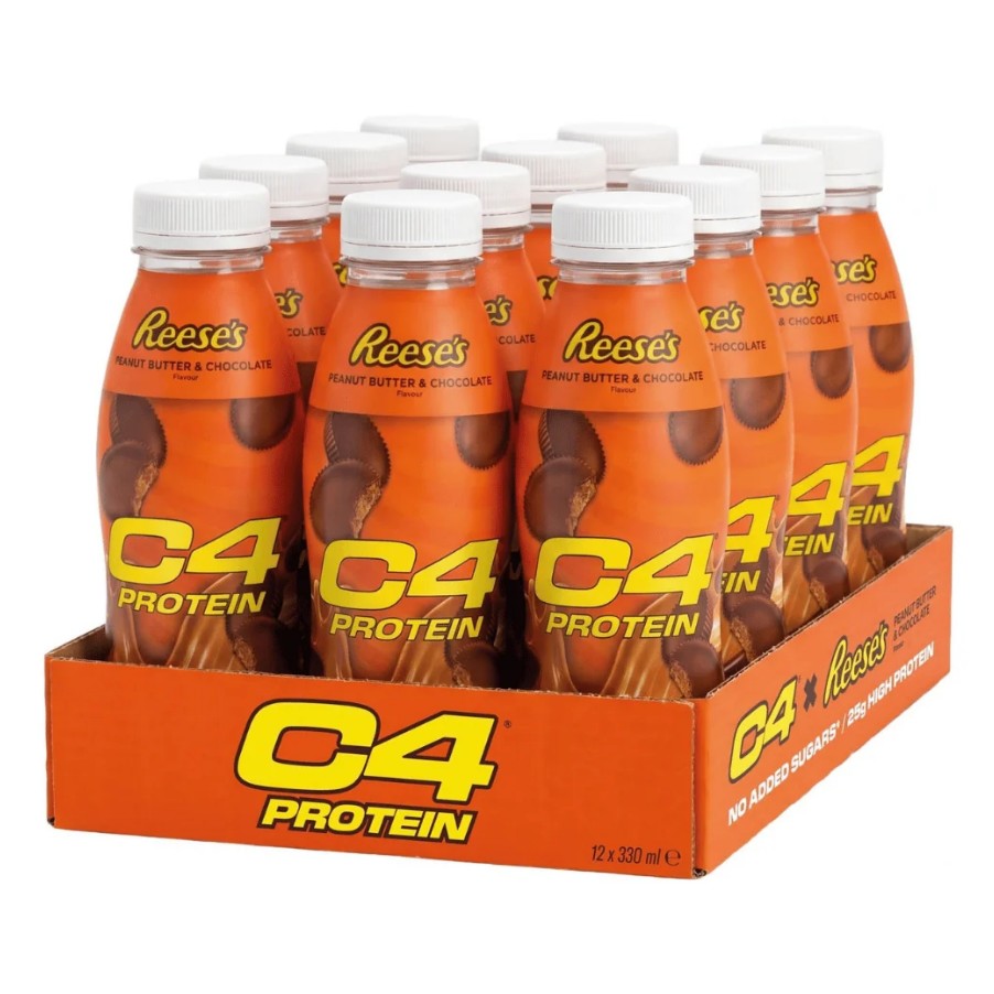 C4 Protein Drink, Reese's Peanut Butter & Chocolate - 12 x 330 ml.