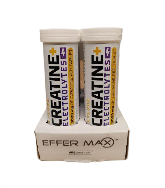 Creatine + Electrolytes, Lemon-Lime - 6 x 12 tabs
